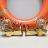 - 2st white ban light 90 degree sl 363 Authentic Vintage Pair 90 Degree Brass Nautical Passageway Lights