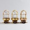 - 3 matched elegant brass oceanic passageway wall lights wiska marin sl 000124 Vintage Brass Passageway Lights – Set of 3 Nautical Fixtures
