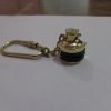 Retro Brass Navigation Lamp Keyring – Nautical Gift Accessory