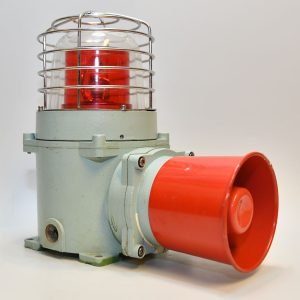 - DSC 4095 Authentic Vintage Nautical Red Steel Siren Alarm Lamp