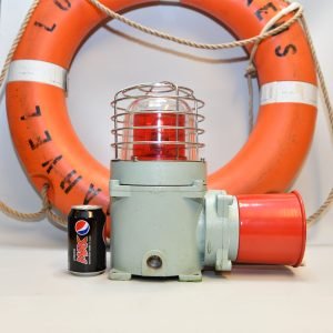 - DSC 4097 Authentic Vintage Nautical Red Steel Siren Alarm Lamp