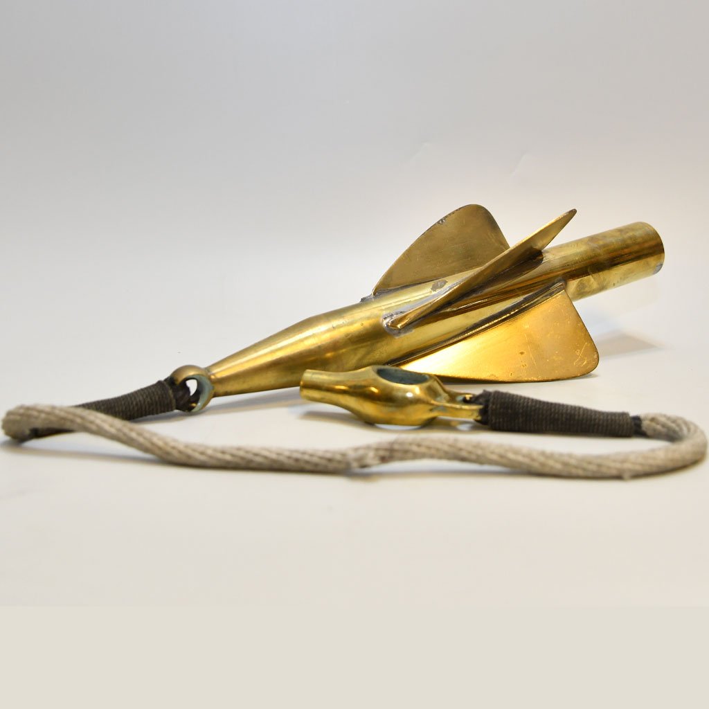 - DSC 4120 Authentic Vintage Brass Nautical Taffrail Log Distance Counter with Rope