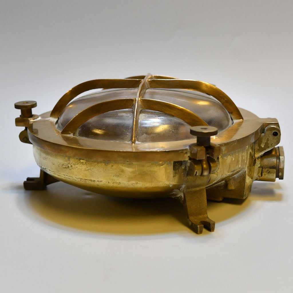 - DSC 4196 Nautical Vintage Bulkhead Brass Round Light