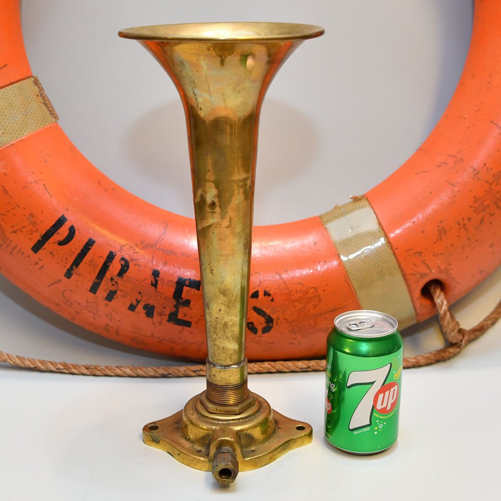 - DSC 4279 Vintage Salvaged Fog Horn Brass with Pressure