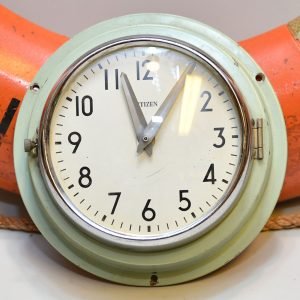 Vintage Citizen Nautical Ship Clock – Authentic Maritime Wall Timepiece