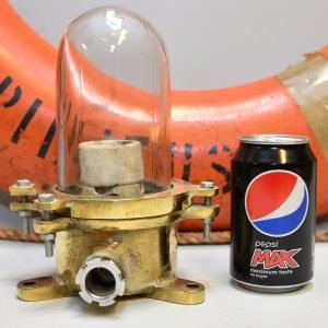 Authentic Vintage Brass Nautical Ship Signal Light with Shutters