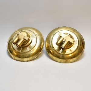- DSC 4420 Pair of Vintage WISKA Brass Cap Pendant Lights – Nautical Cargo Salvage