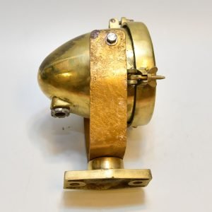 Authentic Vintage Pair Fox Brass Nautical Navigation Lights Red and Green