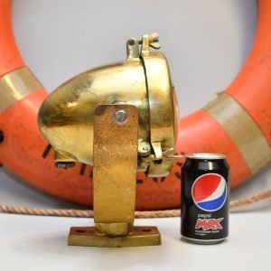 Authentic Vintage Pair Fox Brass Nautical Navigation Lights Red and Green