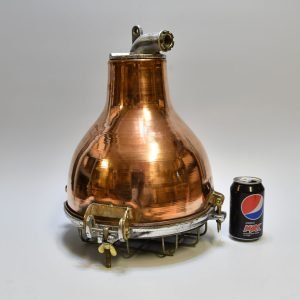 Vintage Copper Cargo Pendant Light – Authentic Nautical Hanging Lamp