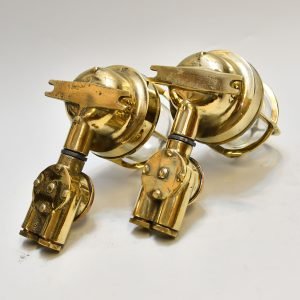 - DSC 4622 Brass WISKA Passageway Light with Socket -Set of Two