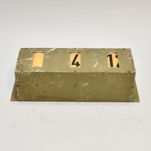 - DSC 4788 Vintage Nautical Wooden Number Box – Maritime Cabin Decor