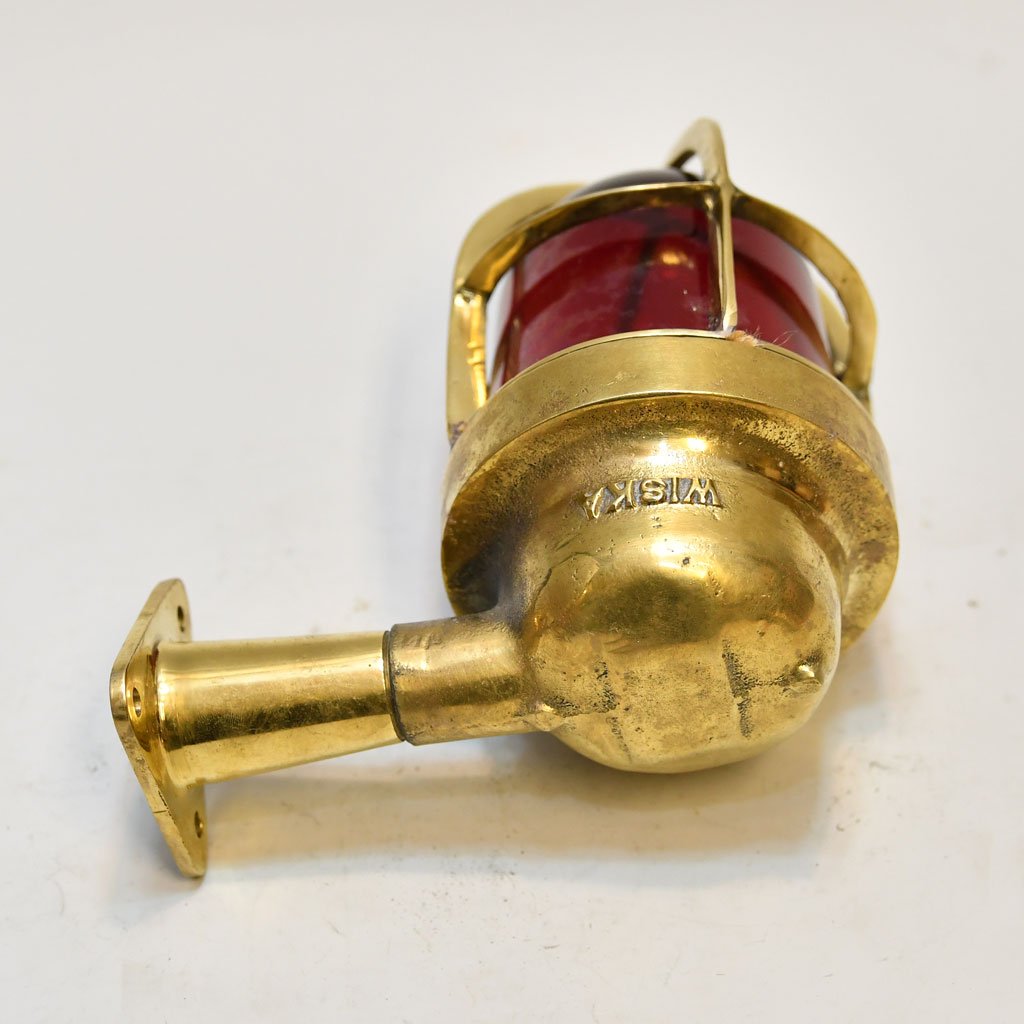 - DSC 4799 Vintage Brass Curved Passageway Light – Nautical 90 Degree Fixture