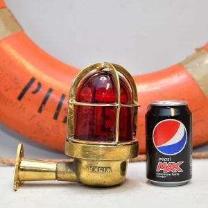 - DSC 4803 Vintage Brass Curved Passageway Light – Nautical 90 Degree Fixture