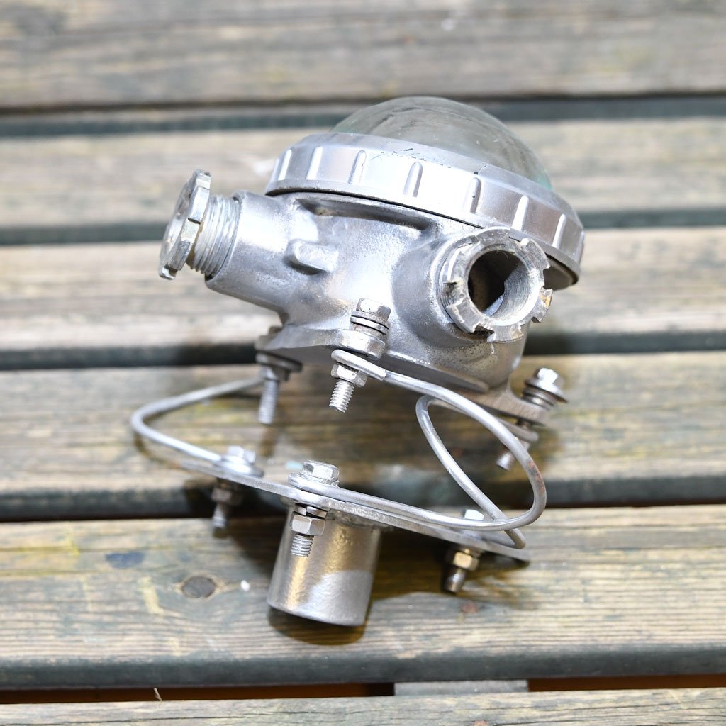 - DSC 5256 Authentic Vintage Russian Aluminium Nautical Security Light