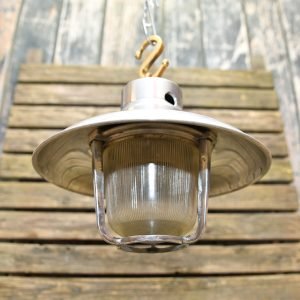 - DSC 5313 Vintage Aluminum Cap Pendant Light – Nautical Cargo Ceiling Salvage