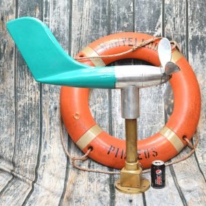 Vintage Nautical Anemometer – Salvaged Ship Wind Speed and Direction Indicator