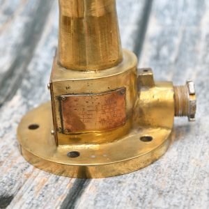 Vintage Brass Marine Anemometer – Nautical Wind Direction Gauge