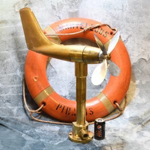 Vintage Brass Nautical Speed and Direction Wind Indicator
