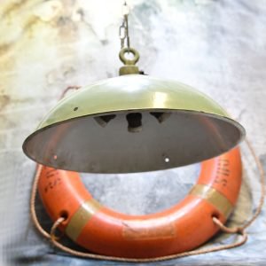 Authentic Vintage Iron Nautical Ship Salvage Spotlight