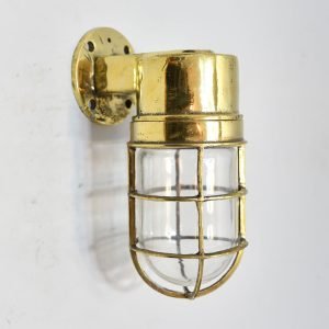 - DSC 5484 Maritime Antiques Vintage Daewang 90 Degree Brass Bulkhead Light