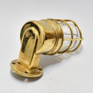 - DSC 5486 Maritime Antiques Vintage Daewang 90 Degree Brass Bulkhead Light