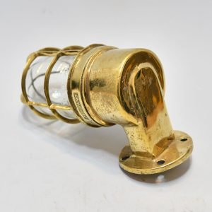 - DSC 5487 Maritime Antiques Vintage Daewang 90 Degree Brass Bulkhead Light