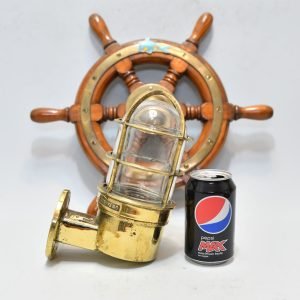 - DSC 5491 Maritime Antiques Vintage Daewang 90 Degree Brass Bulkhead Light