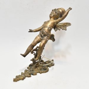 Vintage Brass Ship Figurehead – Nautical Wall Decor