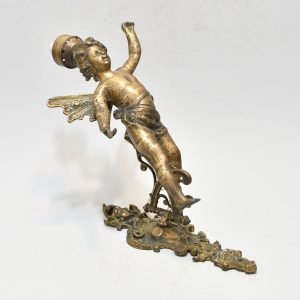 Vintage Brass Ship Figurehead – Nautical Wall Decor