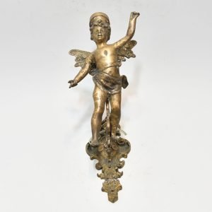 Vintage Brass Ship Figurehead – Nautical Wall Decor