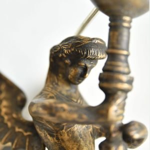 Antique Pair Solid Brass Nautical Figureheads Wall Decor