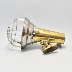 Vintage Nautical Spot Light Brass – Authentic Ship Salvage