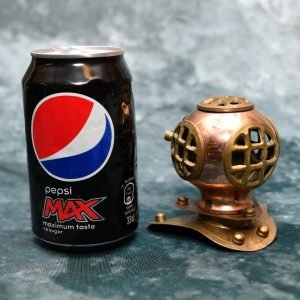 Retro Miniature Brass and Copper Diving Helmet