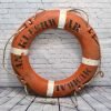 Original Vintage Perry Buoy Life Ring – Nautical Wall Decoration