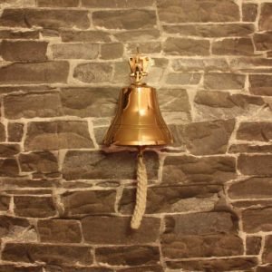 - IMG 4477 Russian Merchant Navy Brass Ship Bell with Rope