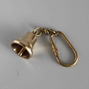 Marine Nautical Brass Ship Bell Keyring