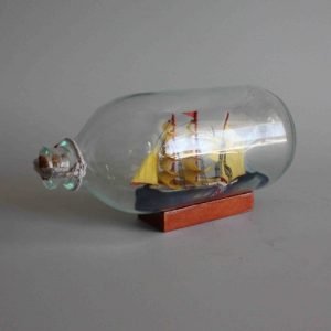Pirate Ship in a Bottle – Nautical Decor
