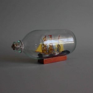 Pirate Ship in a Bottle – Nautical Decor