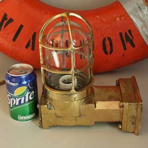 - IMG 4997 Salvaged Brass Right Angled Passageway Wall light