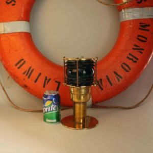 Real Antique Post Mounted Port Side Navigation Light