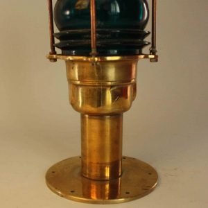 Real Antique Post Mounted Port Side Navigation Light