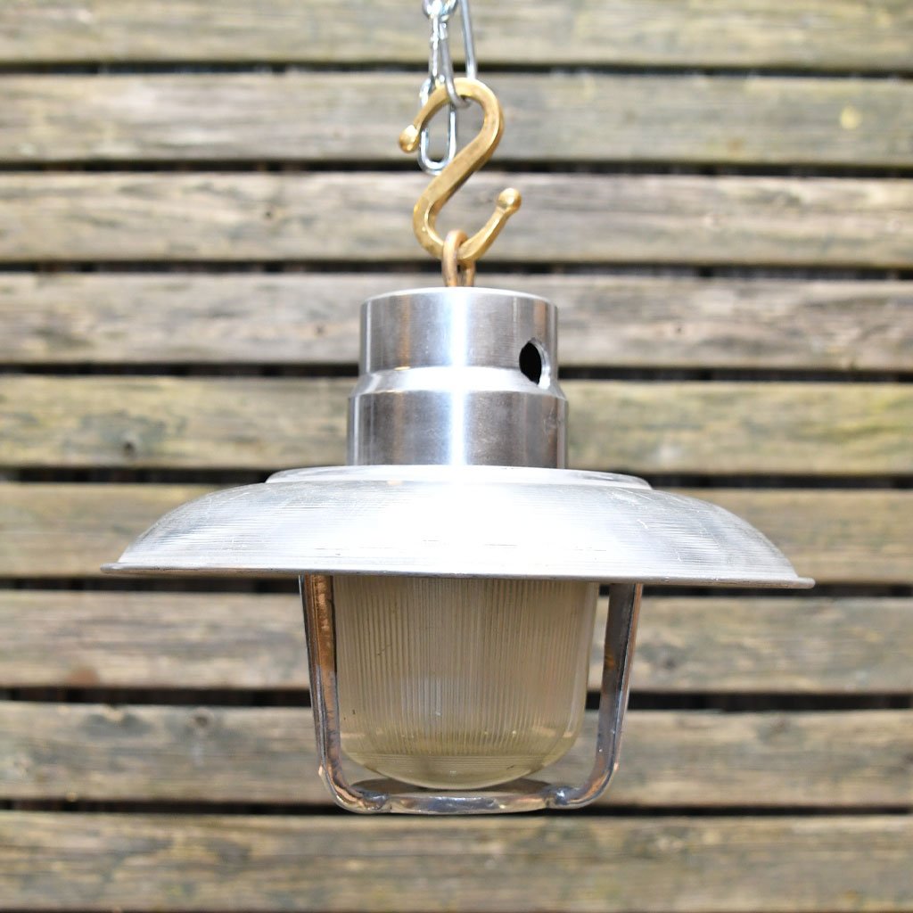 - alu cap light hanging sl 435 Vintage Aluminum Cap Pendant Light – Nautical Cargo Ceiling Salvage