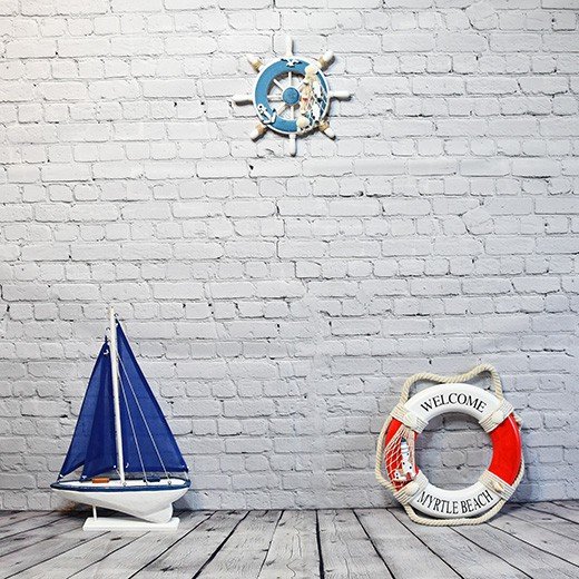 - anchor helmsman wooden boatd decoration ship wheel 361 Handcrafted Small Wooden Nautical Ship Wheel Wall Decor with Rope and Shells