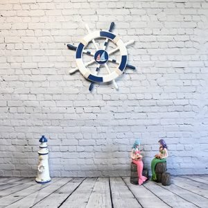 Authentic Nautical Ship Wheel Wall Decor