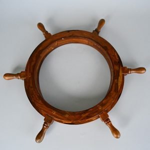 - brass marine wheels steering wheels 0752 Wooden Marine Steering Wheels -Nautical Decor