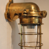 - cast brass nautical sconce light brass lamp sl 00049 Cast Brass Nautical Sconce Light or Lamp