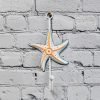 Handcrafted Nautical Starfish Wall Hook Decor
