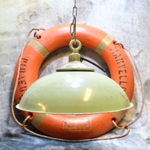 Authentic Vintage Iron Nautical Ship Salvage Spotlight
