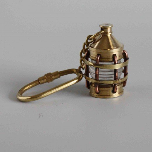 - lamp key ring brass gift sl 00081 Nautical Brass Lantern Lamp Keyring